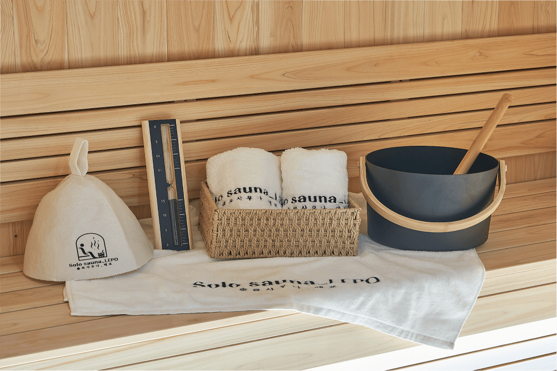 혼자 즐기는 핀란드 사우나